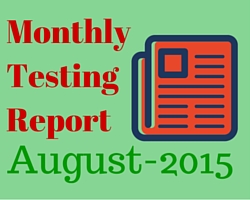 Monthly_Software_Testing_Report_August_2015