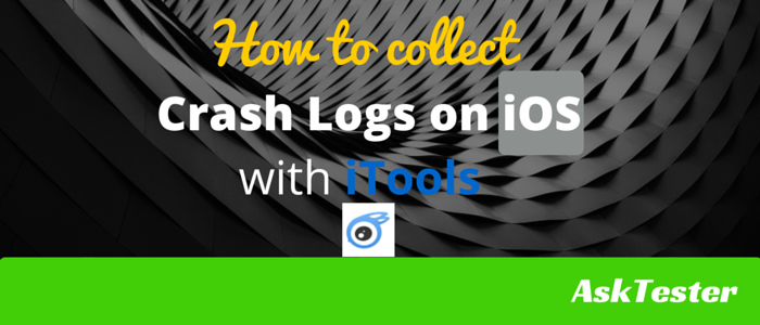 how to collect ios crash logs with itools